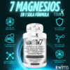 7MAGNESIUM Fitovit – Fórmula con 7 Tipos de Magnesio para Energía, Sueño y Salud Muscular | x60 Pastillas